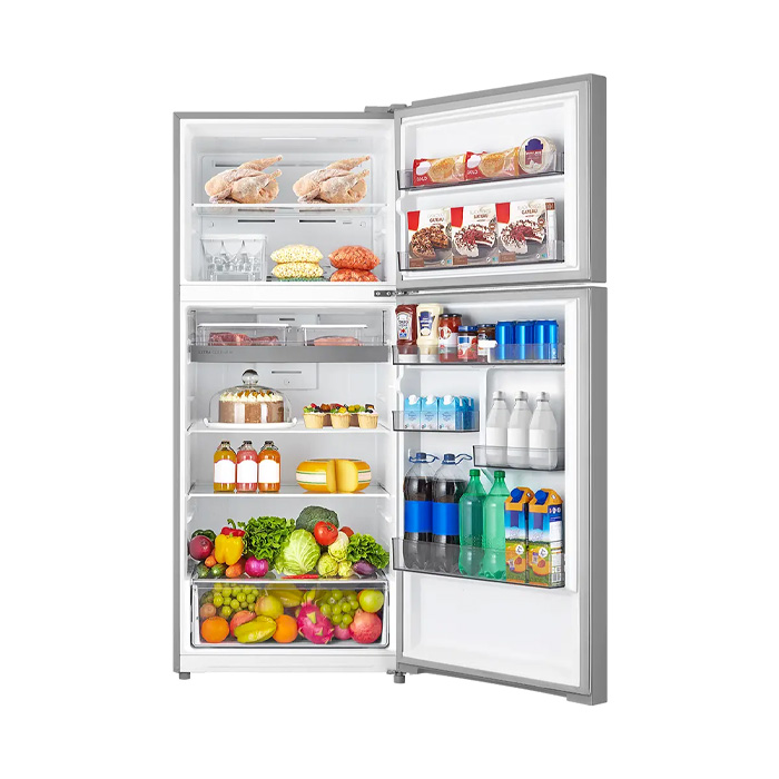 Midea Kulkas Everest 2 Pintu 473 Liter inverter Silver - MDRT 611 EVD50ID | MDRT-611-EVD50ID